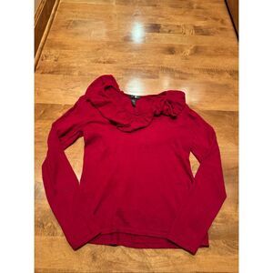 Woman’s Lauren by Ralph Lauren silk/cashmere cotton blend sweater size L